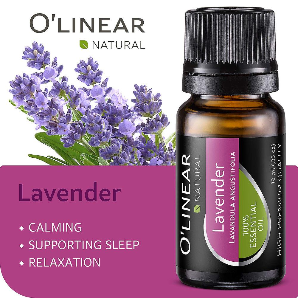 O'Linear lavender oil used in candle making for a floral note.