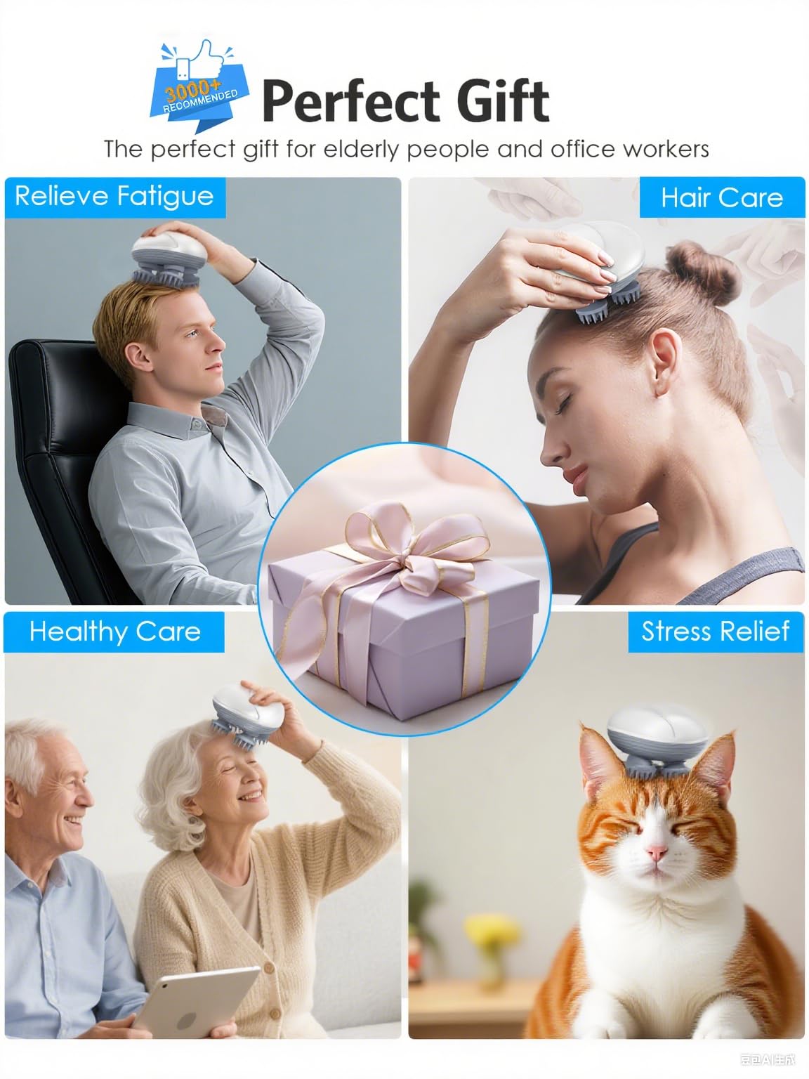 Olipiter cordless portable design for quick relief anywhere