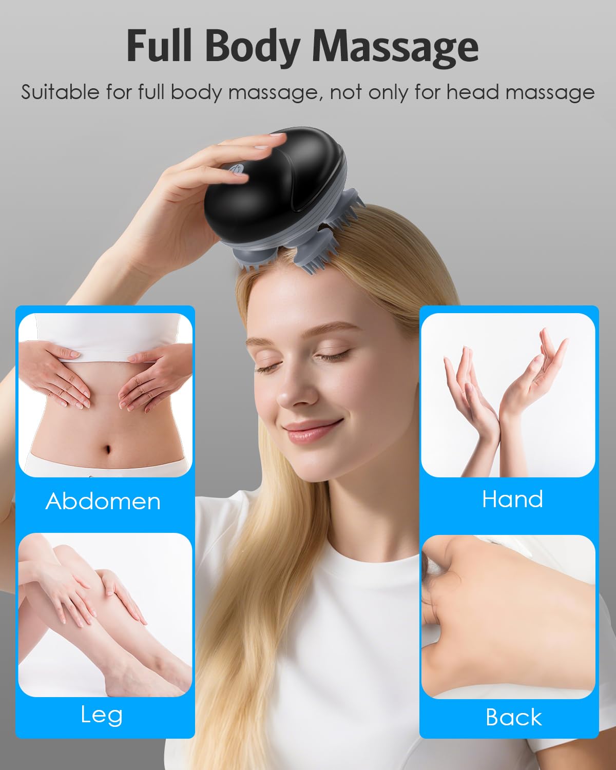 Olipiter massager in use with dog after exercise for relaxation