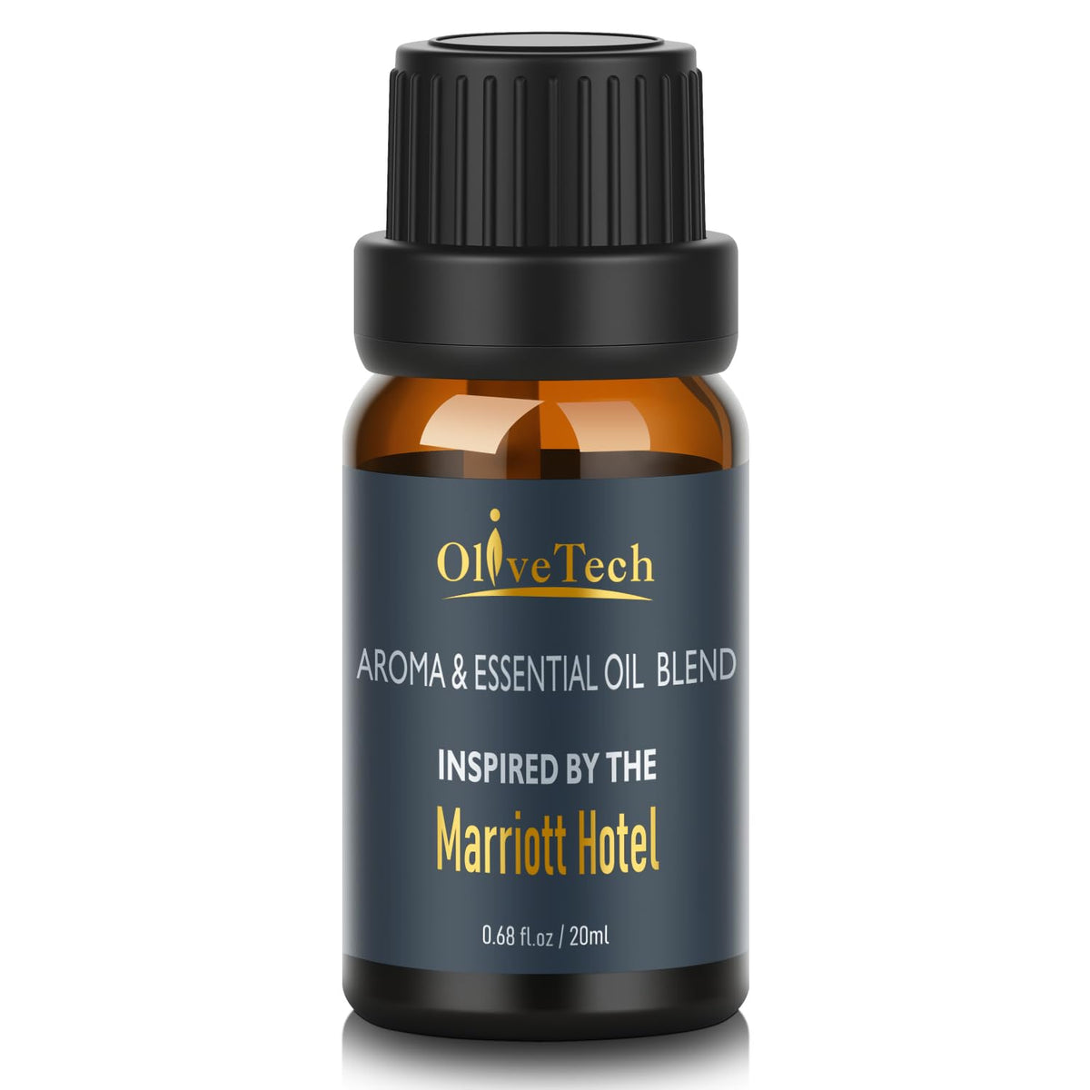 OliveTech Hotel Diffuser Oil bottle in amber glass for long-lasting fragrance.