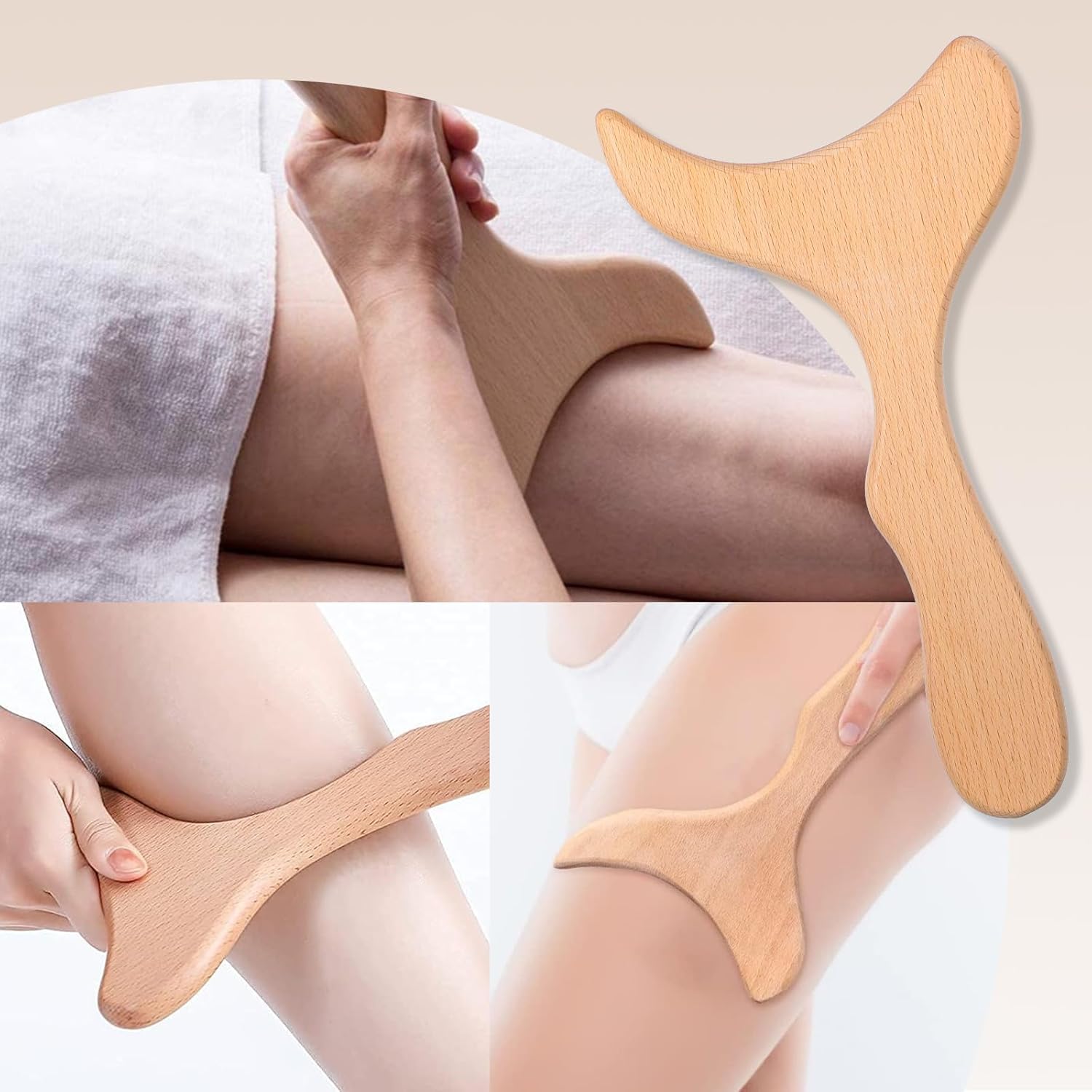 Ollixtec 8-in-1 calf tool targeting lower legs for relief.