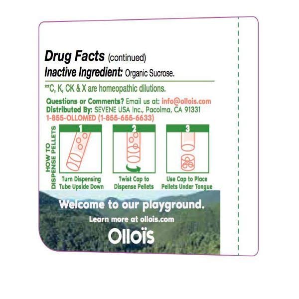 Organic certification label on OLLOÏS Hypericum Perforatum 30C packaging for quality assurance.