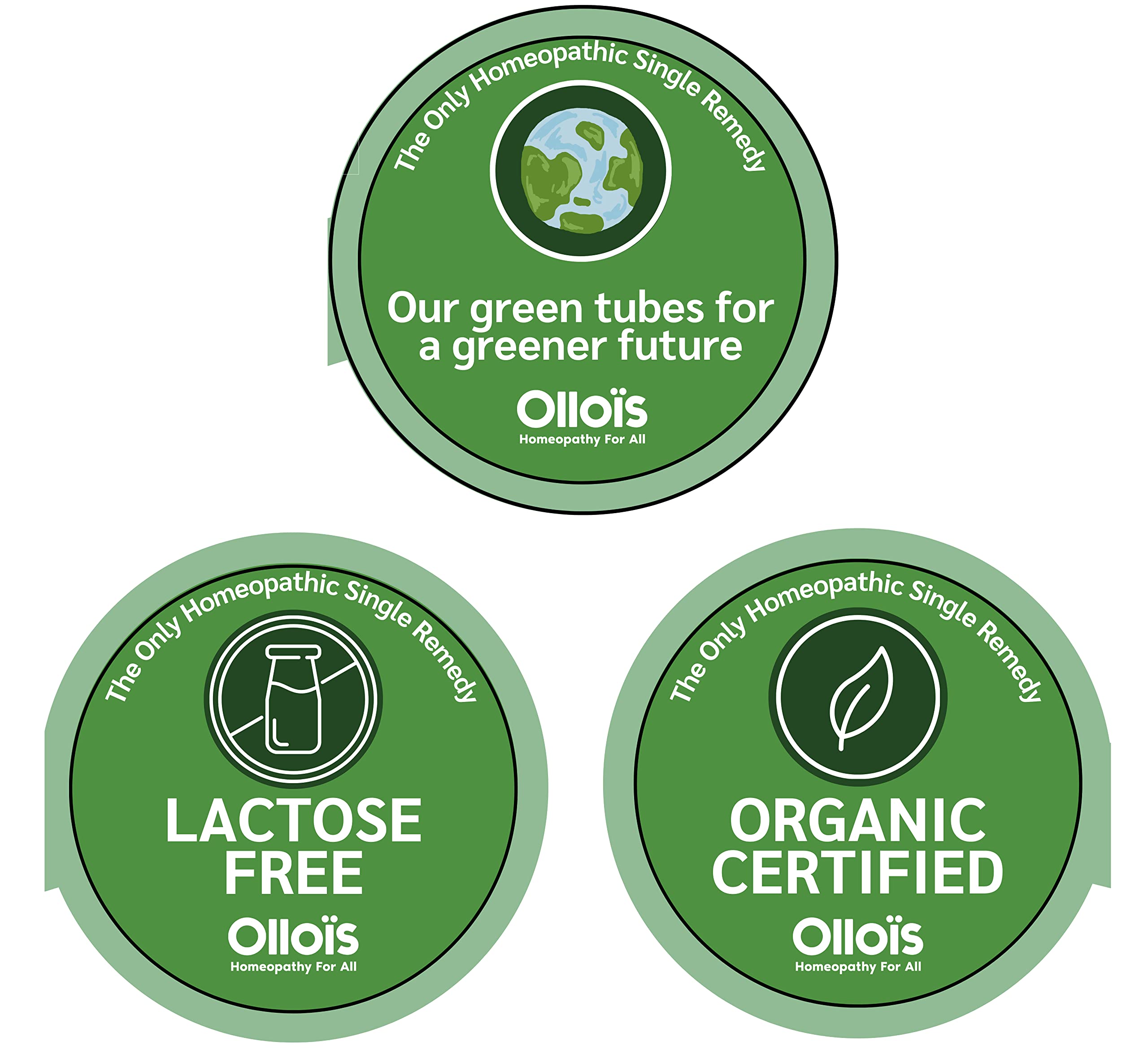 OLLOÏS packaging highlights vegan and gluten-free notes for suitability.