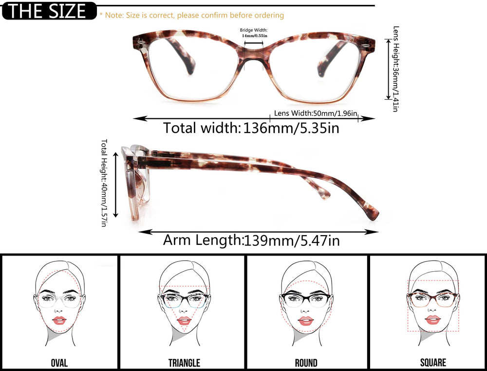 OLOMEE butterfly frame design offers comfortable all-day wear