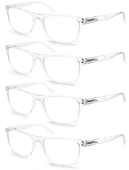 OLOMEE four-pack large mens reading glasses with oversized lenses