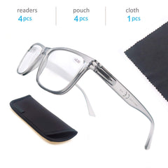 OLOMEE large-frame readers designed for big faces and easy wear throughout the day.