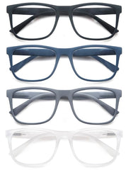 OLOMEE men's reading glasses with a classic square design for everyday wear.