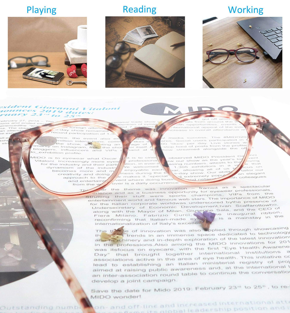 OLOMEE soft case trio protects lenses and keeps readers organized.