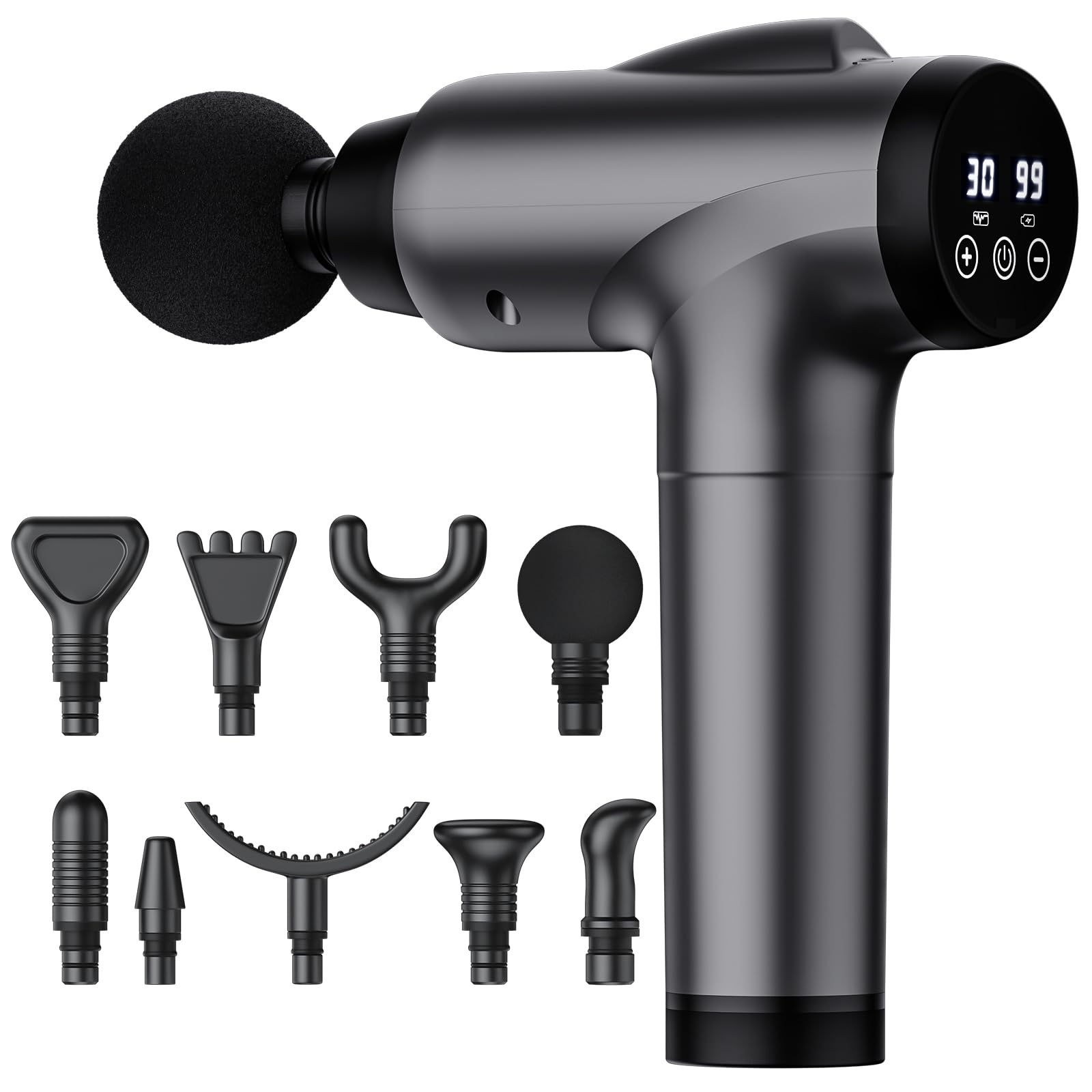 OLsky massage gun with ergonomic handle for comfortable long recovery sessions.