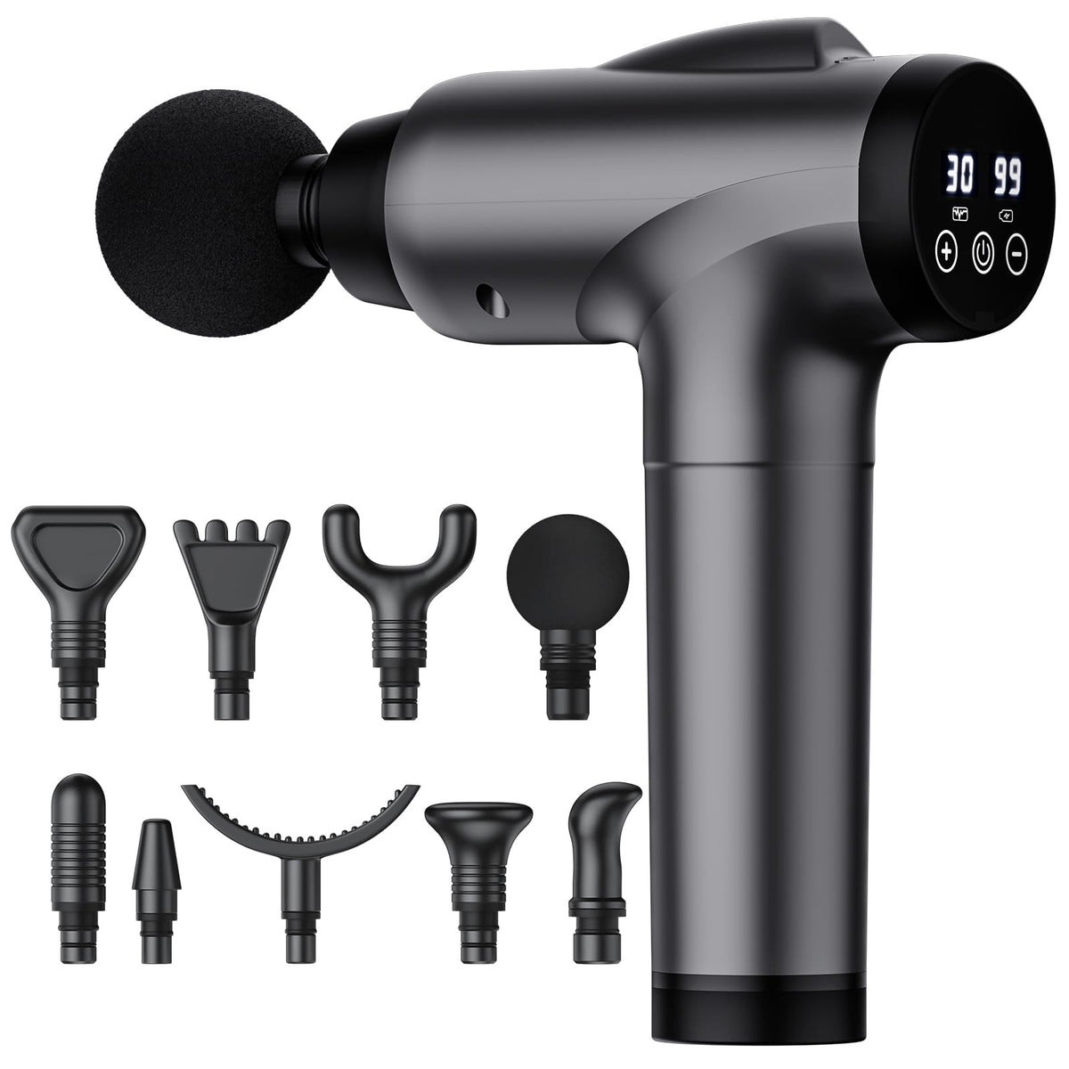 OLsky massage gun with ergonomic handle for comfortable long recovery sessions.