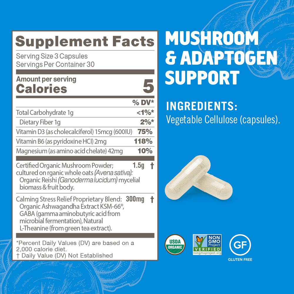 OM MUSHROOM RELAX packaging variants shown for different preferences