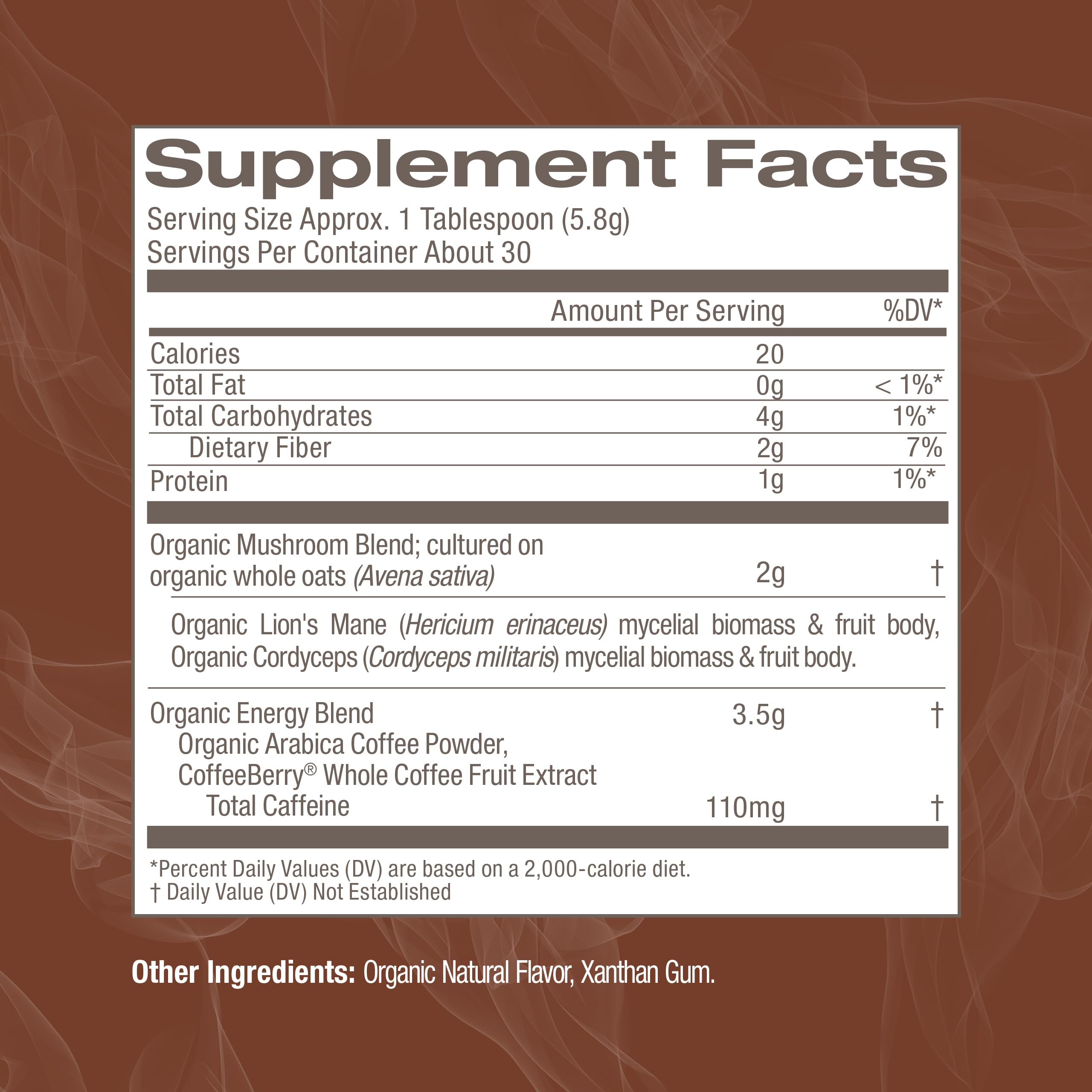 OM Mushroom Superfood cordyceps powder highlights potential stamina support