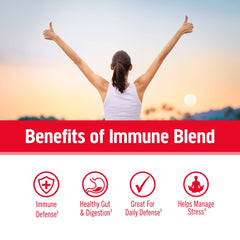 Measuring scoop with OM Mushroom Superfood Immune Blend for easy servings