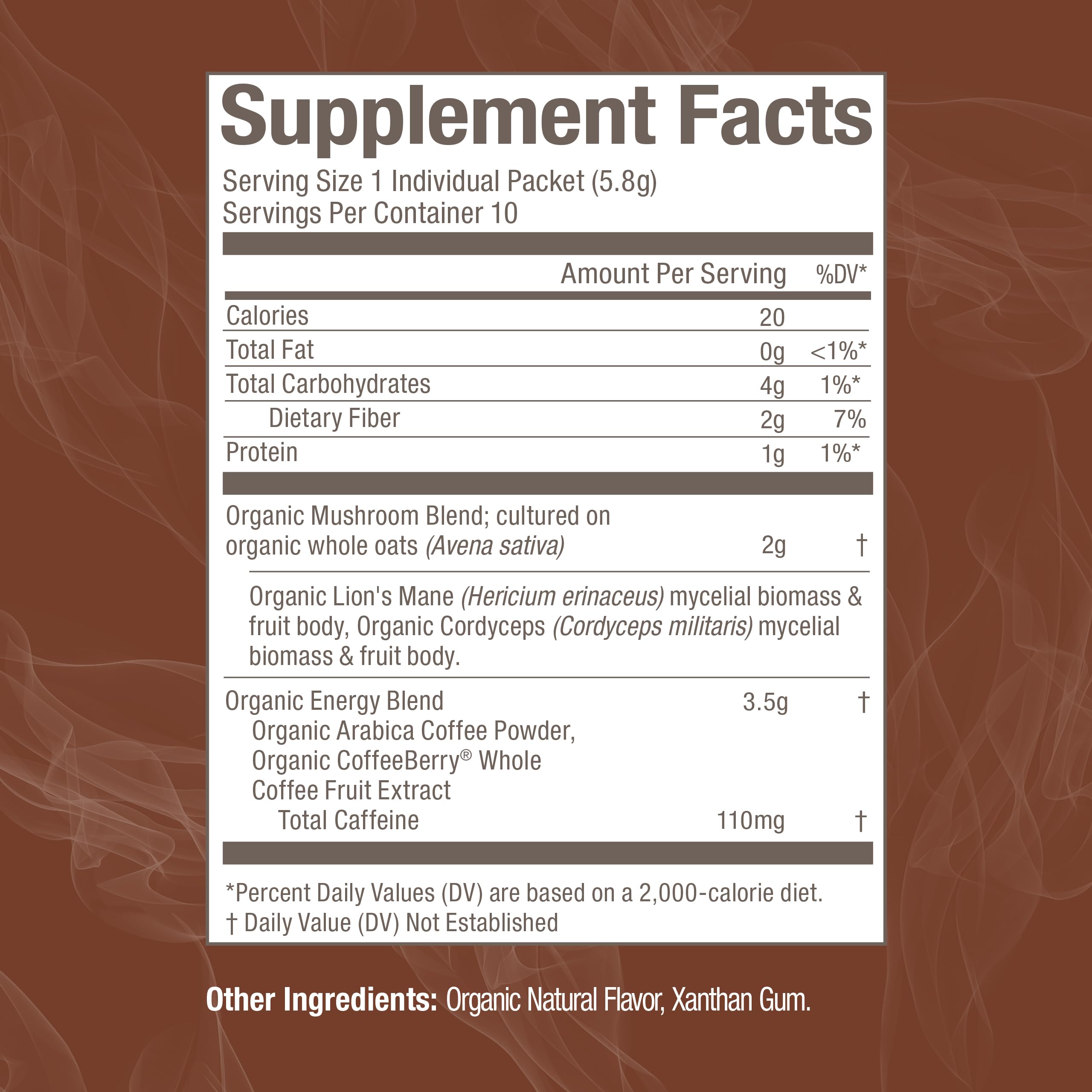 OM Mushroom Superfood Reishi powder supports calm focus and balance.