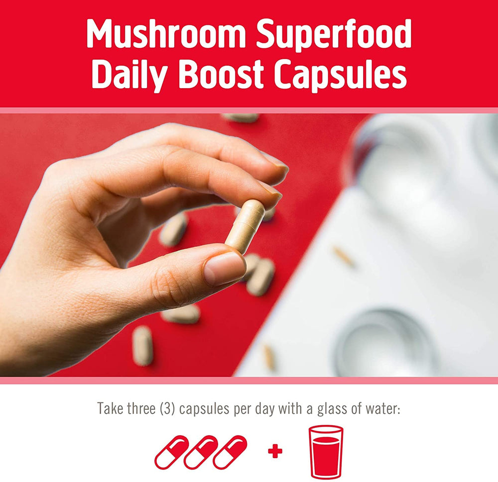 Om Mushroom Superfood usa-grown label underscores domestic production