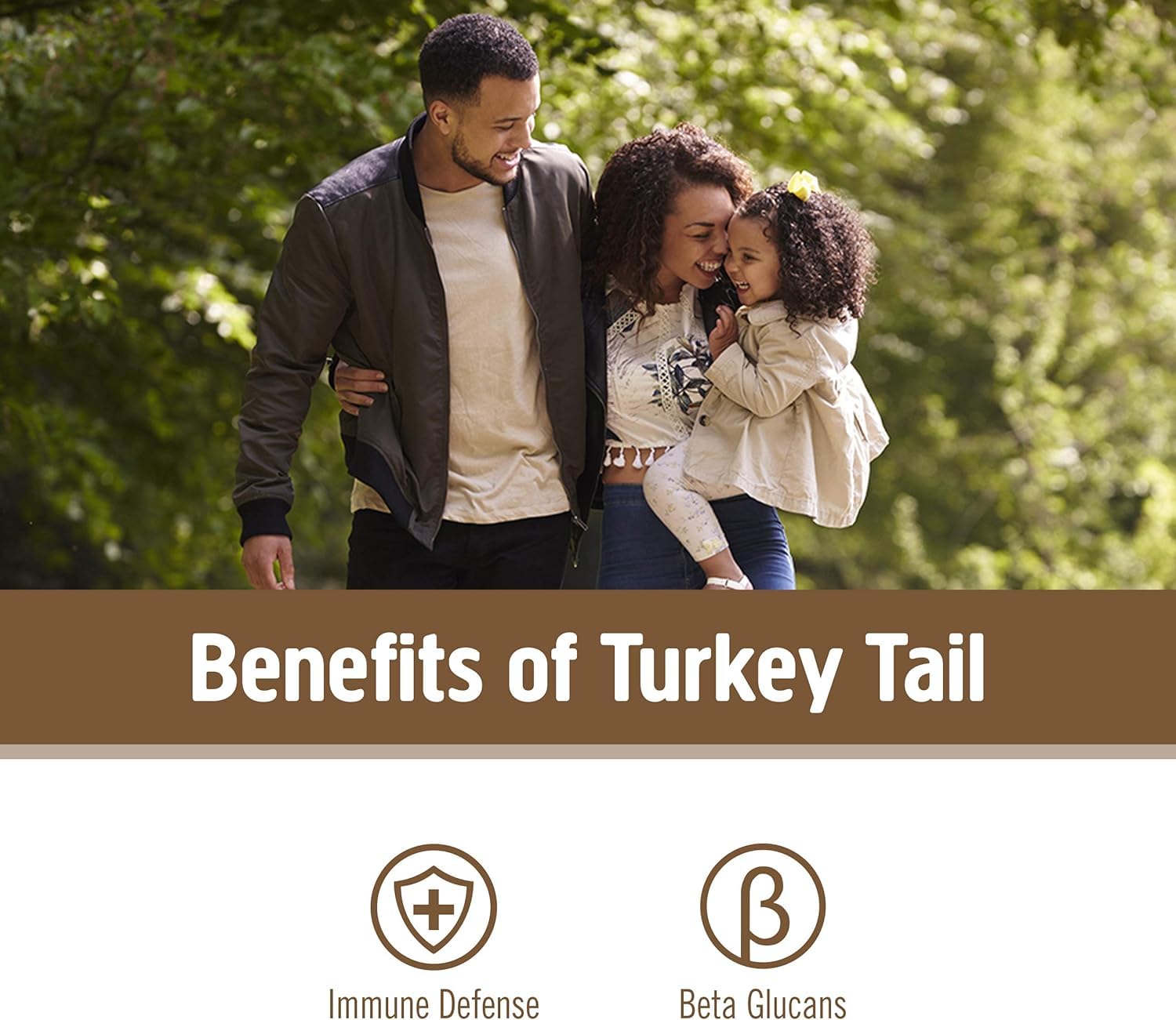 Coffee with OM Mushroom Turkey Tail powder for easy beverage integration.
