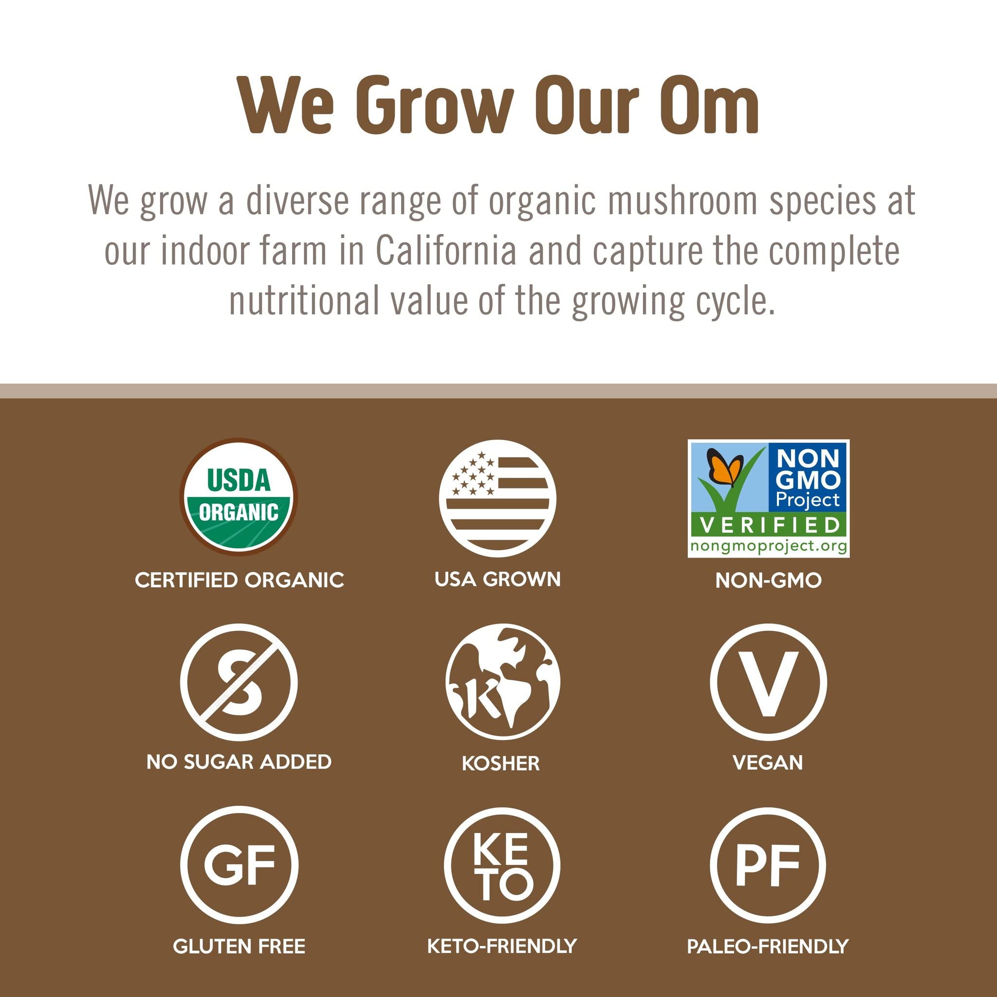 OM Mushroom Superfood Turkey Tail powder in coffee for a wellness boost.