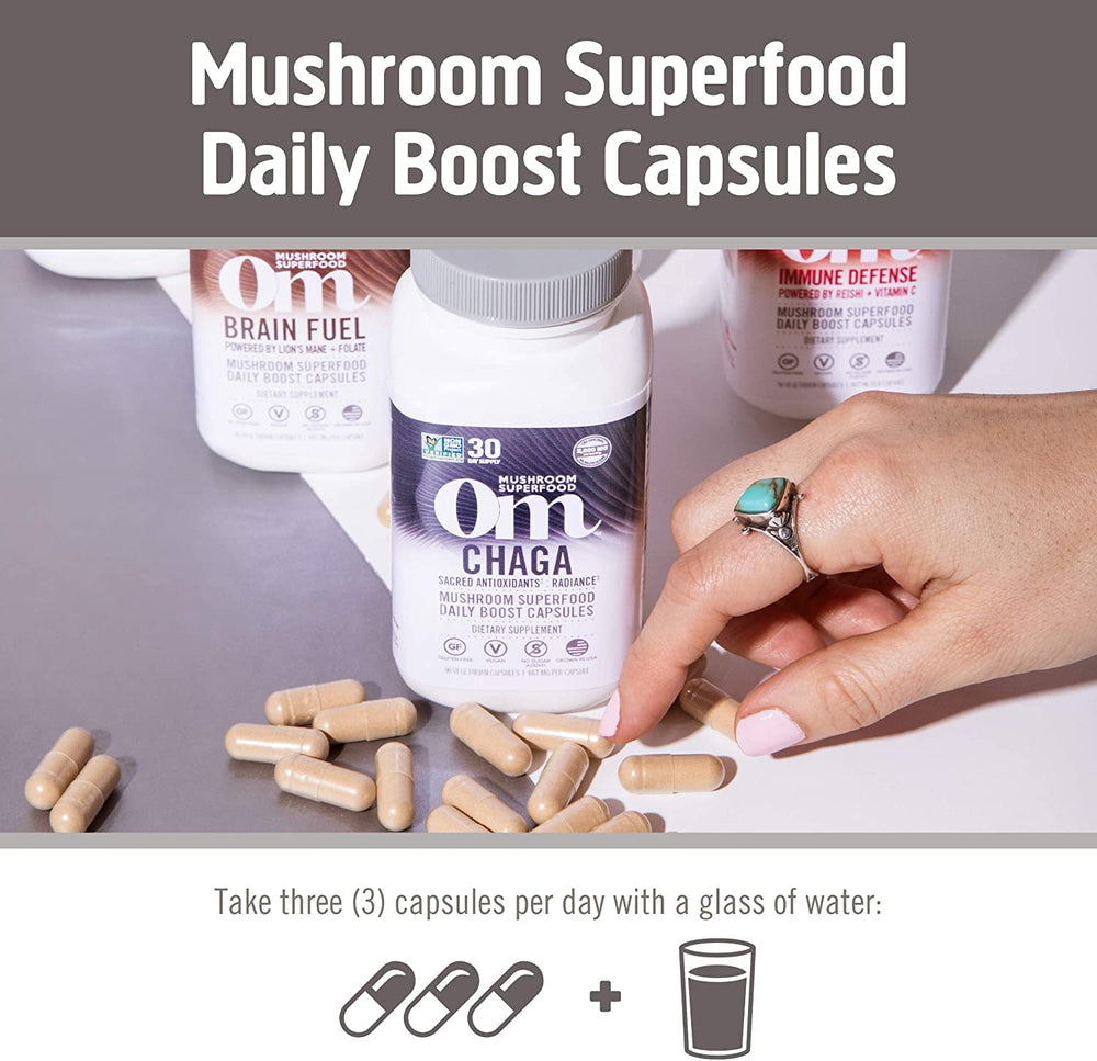 OM Mushroom Superfood USA-grown production imagery