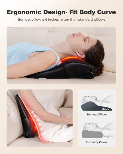 OMASSA back massage pillow 3D kneading close-up demonstrates deep tissue feel