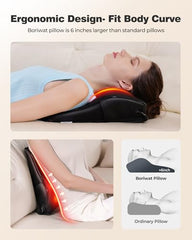 OMASSA back massage pillow 3D kneading close-up demonstrates deep tissue feel