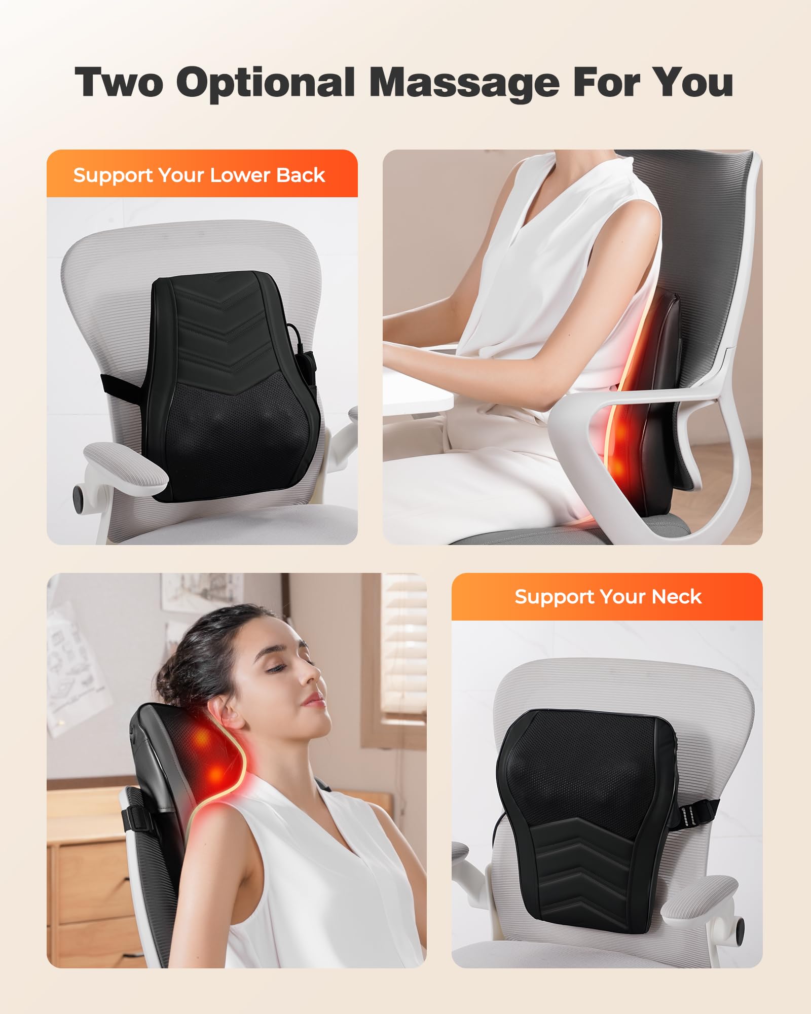OMASSA large 15x13 inch pillow emphasizes full-body coverage