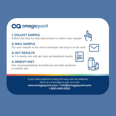 OmegaQuant Trans-fat index panel graphic marking critical data to guide heart-friendly dietary choices.
