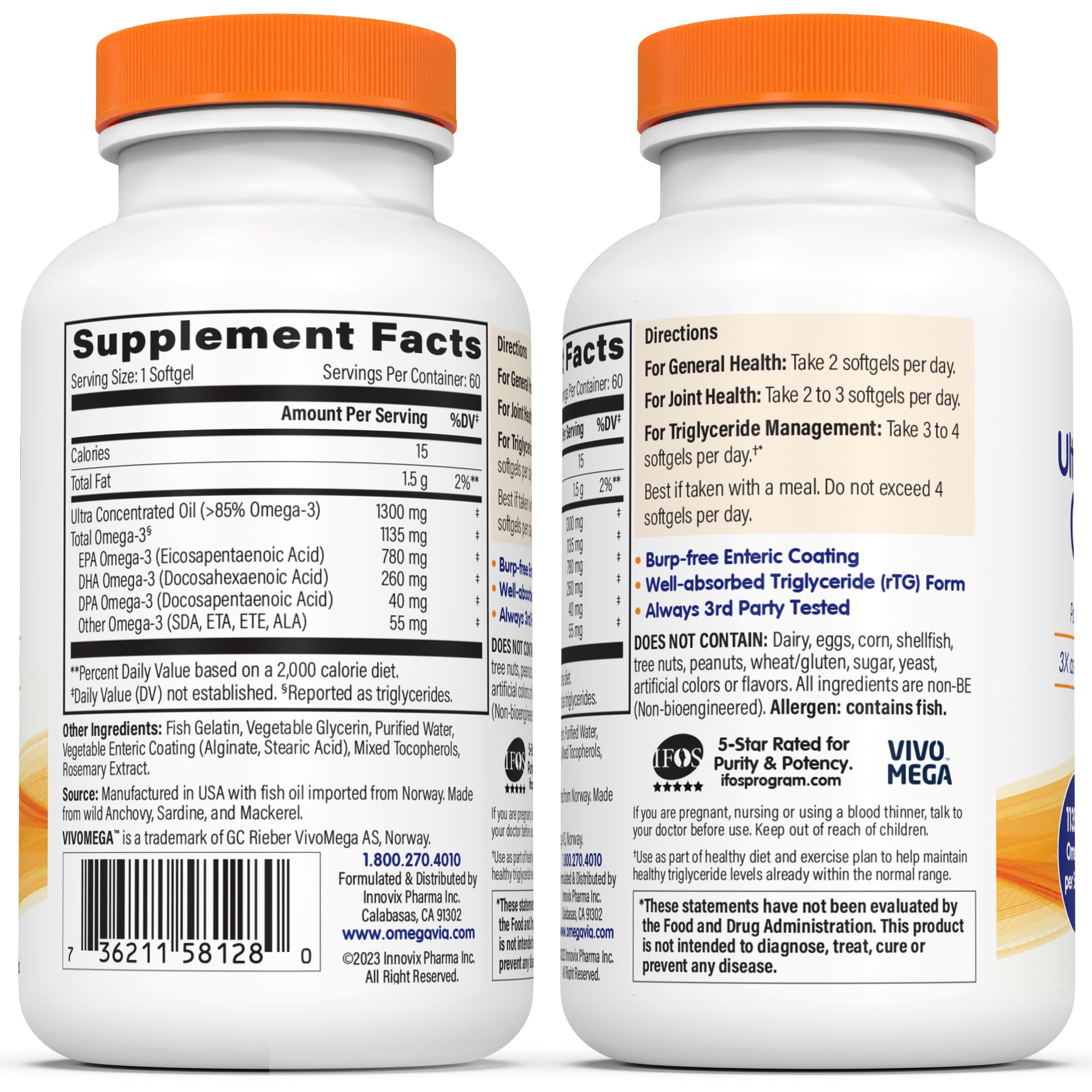 Omegavia dry-eye relief with omega-3 supplementation