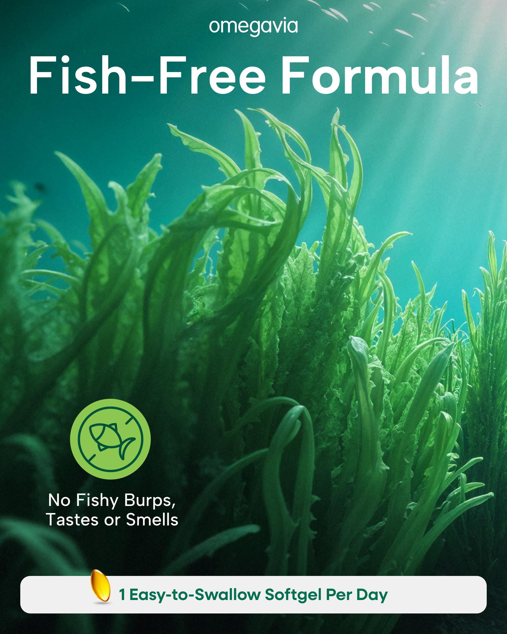 OmegaVia friend of the sea certificate badge for responsible sourcing.