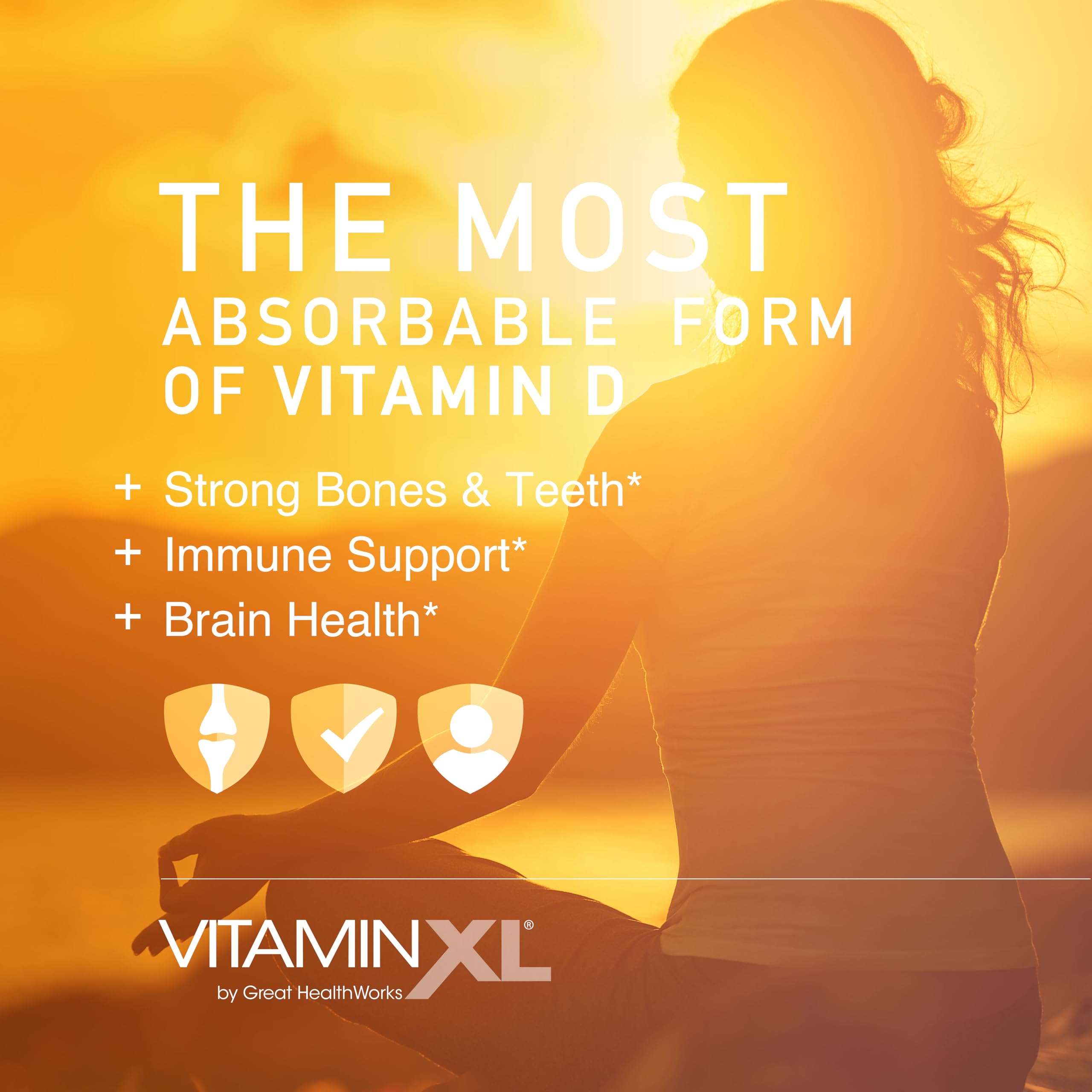 OmegaXL VitaminXL D3 capsule close-up highlighting the natural D3 formula.