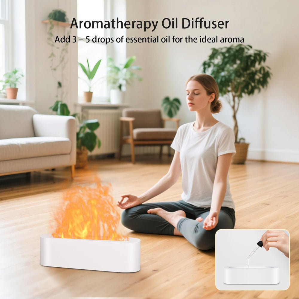 Omnexa diffuser in a snug office space for calm atmosphere