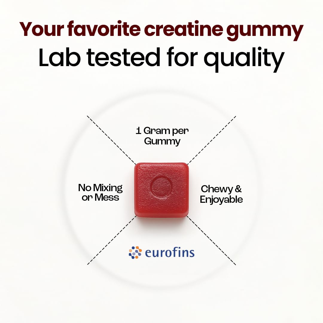 OMNI Creatine Gummies bottle-front view highlights portable hydration and quick dosing.
