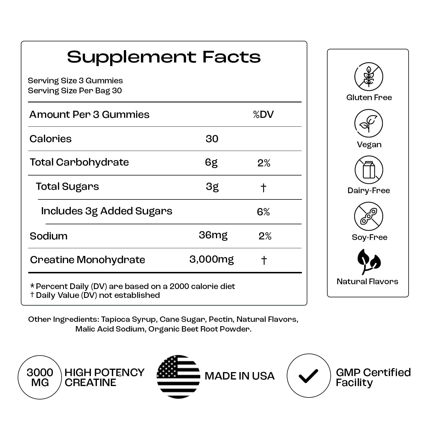 OMNI Creatine Gummies gym-bag ready visual suggests on-the-go recovery.