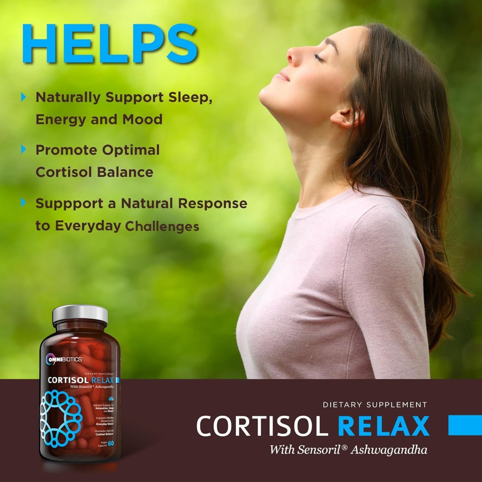 OmniBiotics Cortisol capsules for daily stress management