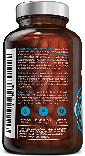 Flora Renew 100B DRCaps delayed-release capsules designed for gut delivery.