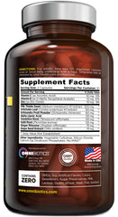 OmniBiotics Liver Cleanse capsules closeup: convenient vegan capsules for daily routine.