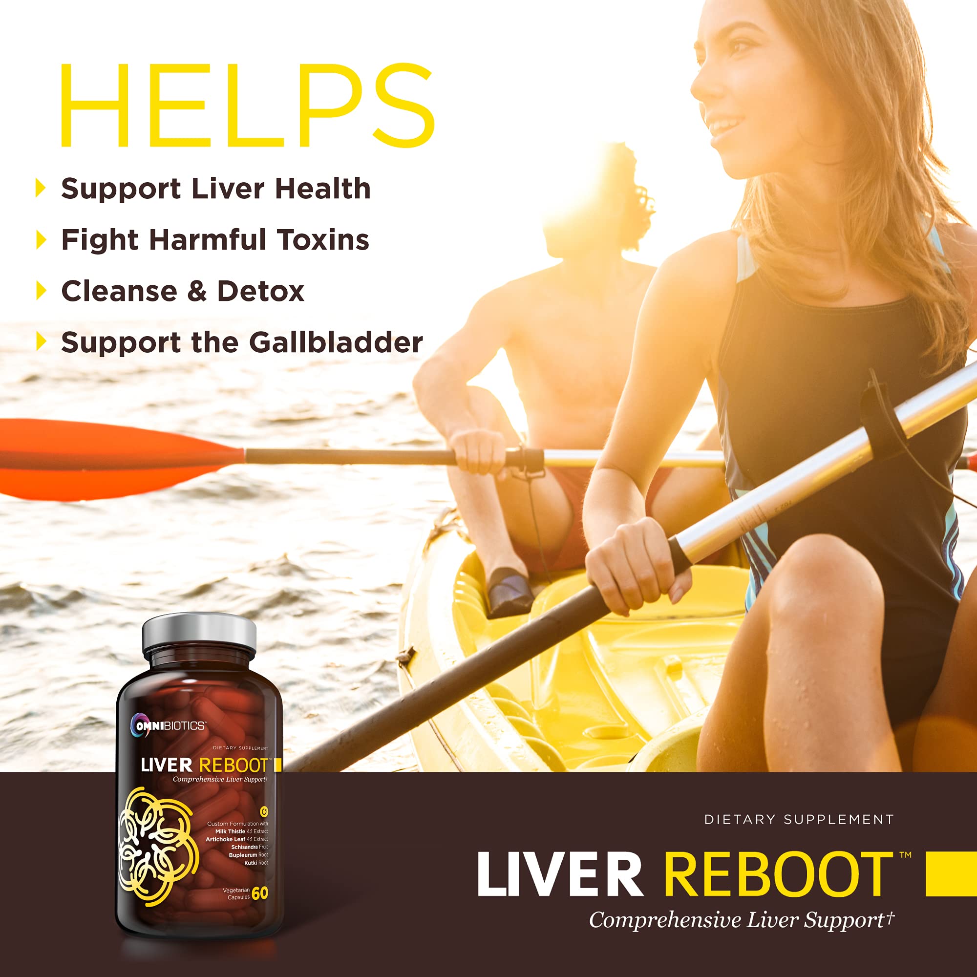 OmniBiotics milk-thistle-dandelion-visual: traditional herbs synergy in a modern formula.