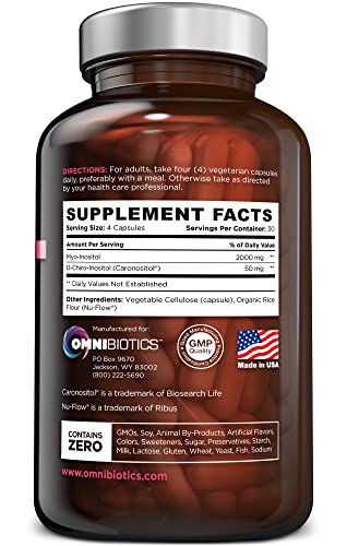 OmniBiotics capsules close-up, vegan formula for daily wellness.