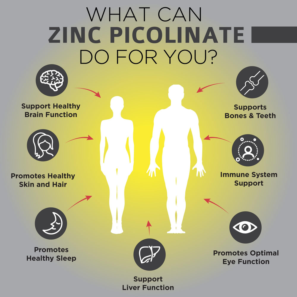OmniBiotics Zinc Picolinate daily-use shot with a meal.
