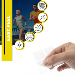 OmniCo D3 K2 Calcium Patches travel kit scene highlights portable, travel-friendly packaging.