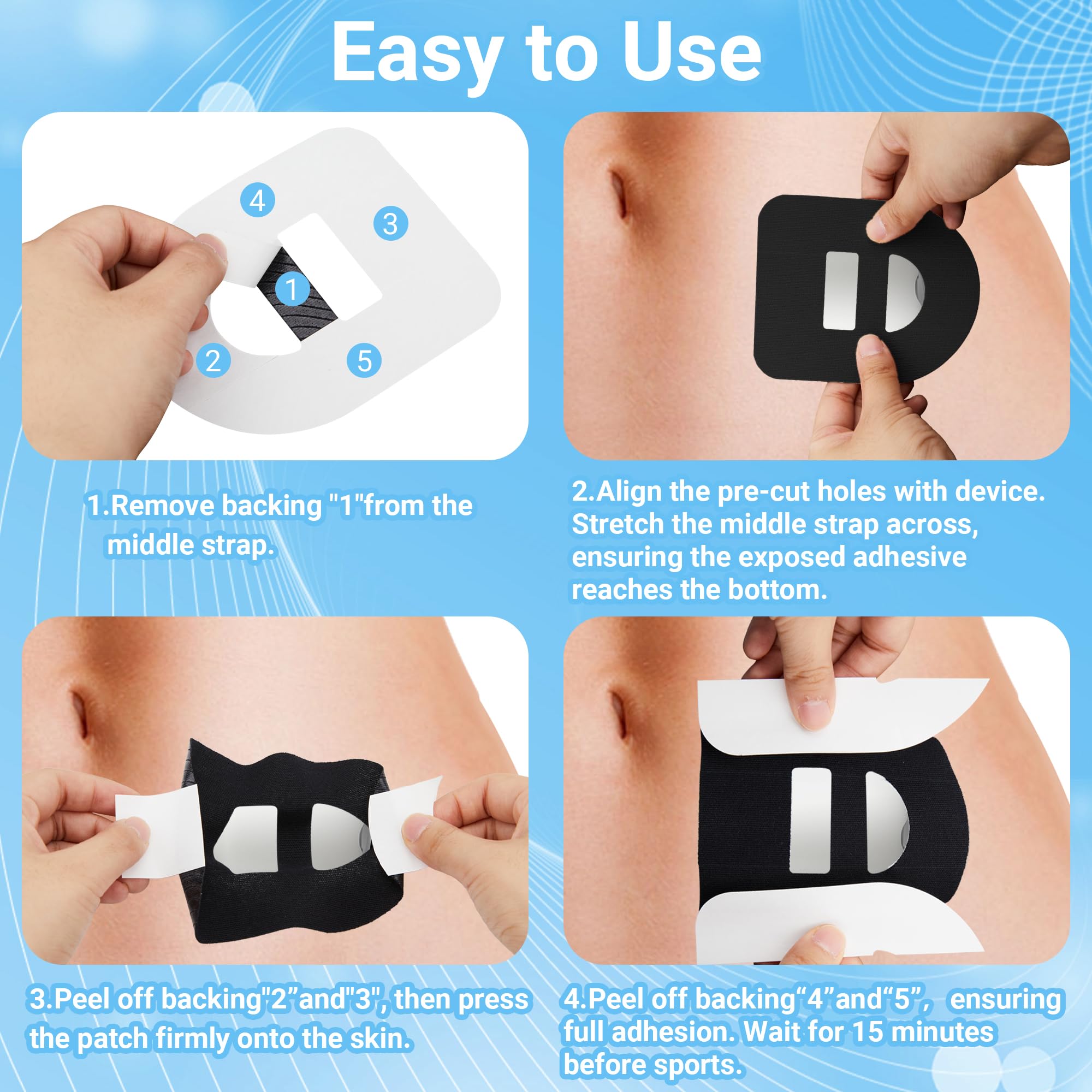 Omoojee Overpatches extended wear matches pod adhesive lifespan.