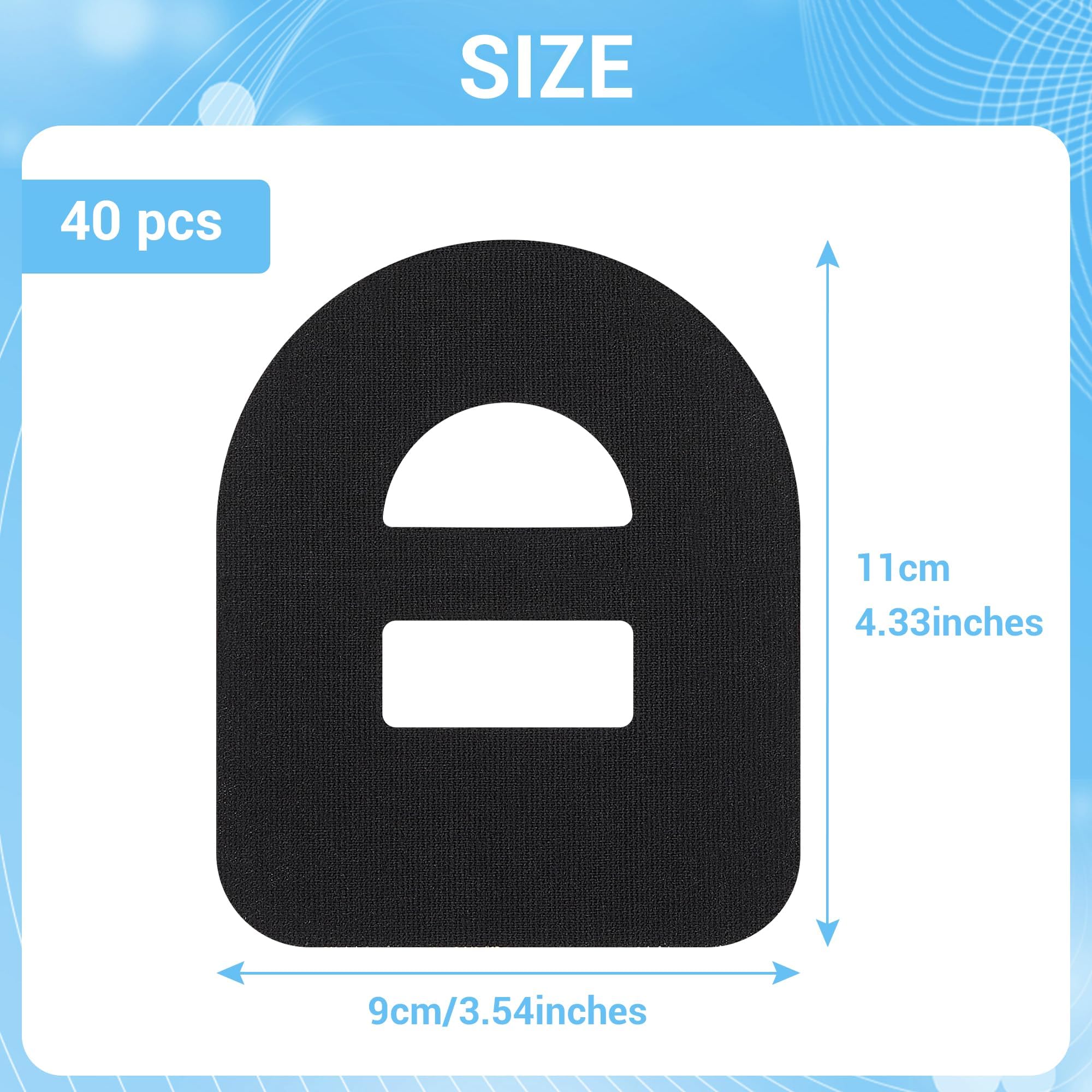 Omoojee Overpatches split-backing design enables residue-free application.