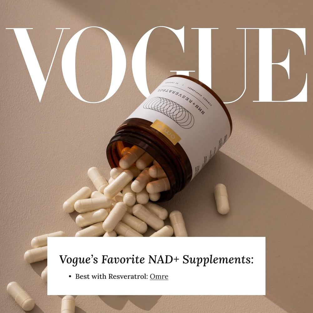 OMRE NMN capsules close-up highlights precise capsules for daily use