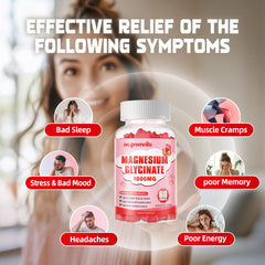 On GreenVita Magnesium Glycinate Gummies close-up, vivid strawberry taste.