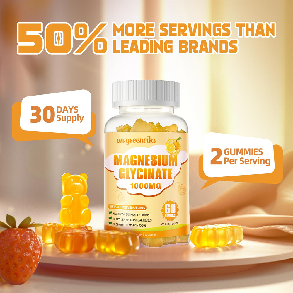 On Greenvita Gummies shown in morning routine for calm mood.