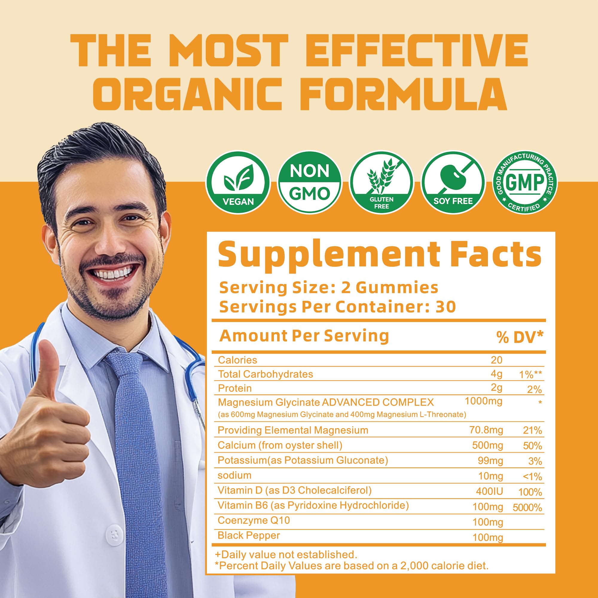 On Greenvita Gummies sugar-free formula.
