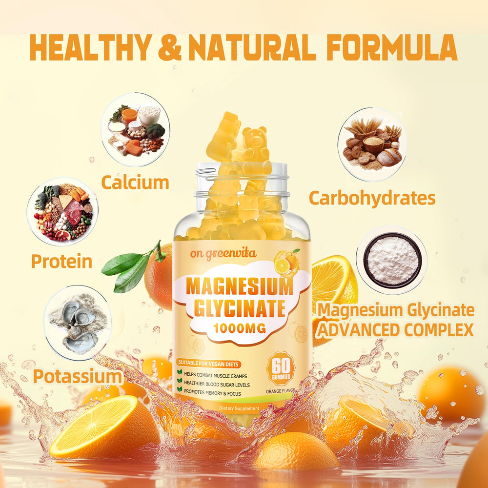 On Greenvita Gummies highlighting vitamins D and B6 for absorption support.