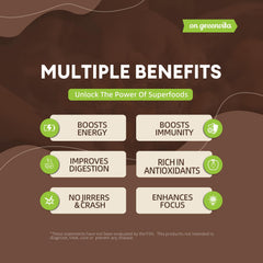 On GreenVita Reishi-Chaga-Cordyceps tub showcases a 10-in-1 mushroom blend
