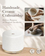 Onaboviva diffuser with 280ml capacity provides long-lasting fragrance for large spaces.