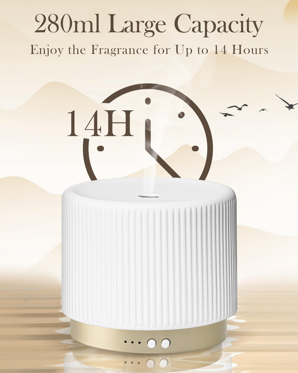 Onaboviva auto shut-off diffuser ensures safe nighttime use.