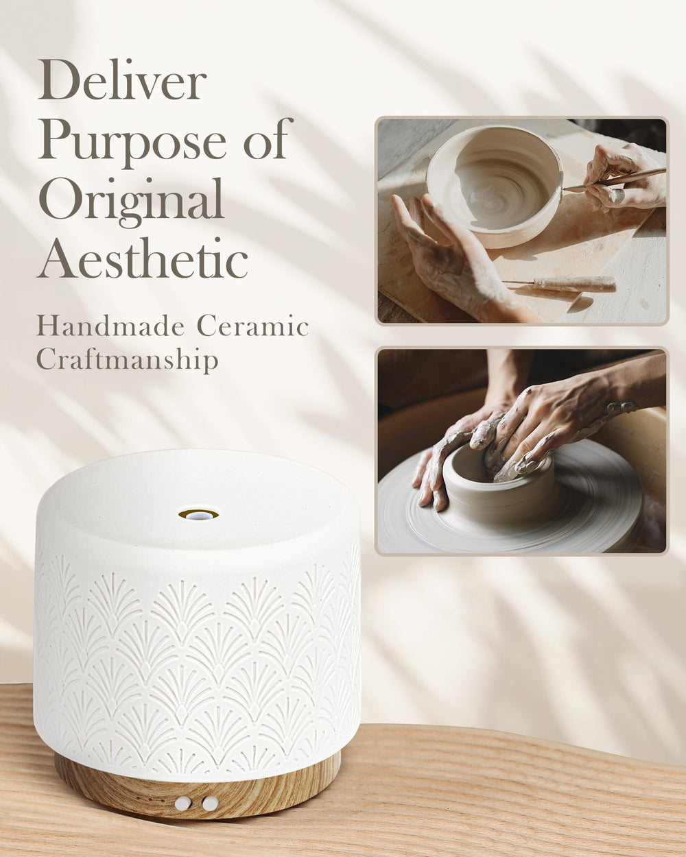 Onaboviva diffuser doubles as a gentle nightlight during evening routines.